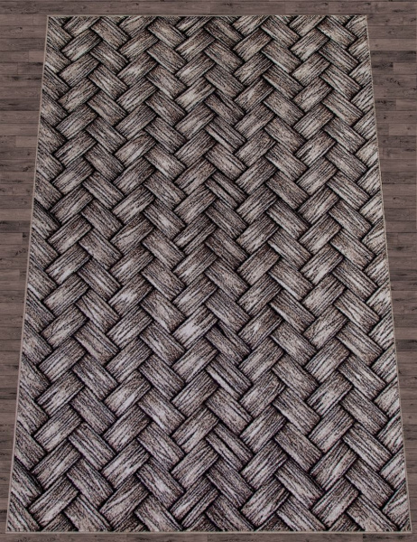 Российский прямоугольный ковёр D723 BEIGE-BROWN