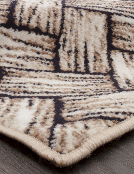 Российский прямоугольный ковёр D723 BEIGE-BROWN