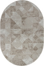 Турецкий овальный ковёр H921AC BEIGE / WHITE