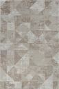 Турецкий прямоугольный ковёр H921AC BEIGE / WHITE