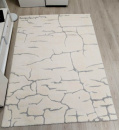 Турецкий прямоугольный ковёр 1347A CREAM - GREY
