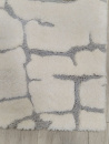 Турецкий прямоугольный ковёр 1347A CREAM - GREY