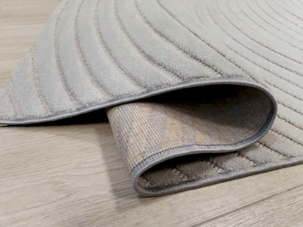 Турецкий прямоугольный ковёр 10937B GREY / GREY