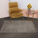 Турецкий прямоугольный ковёр  J957A BEIGE/BEIGE
