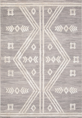 Молдавский прямоугольный ковёр 24029A GREY / L.GREY