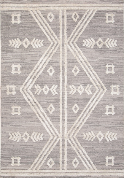 Молдавский прямоугольный ковёр 24029A GREY / L.GREY