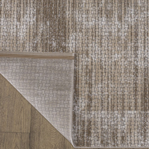 Турецкий прямоугольный ковёр 10653B-BEIGE/BEIGE