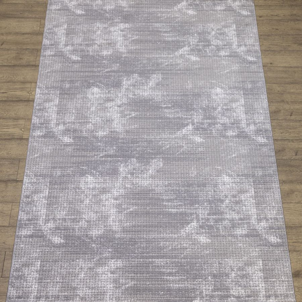 Турецкий прямоугольный ковёр 10653B-L GREY/L GREY