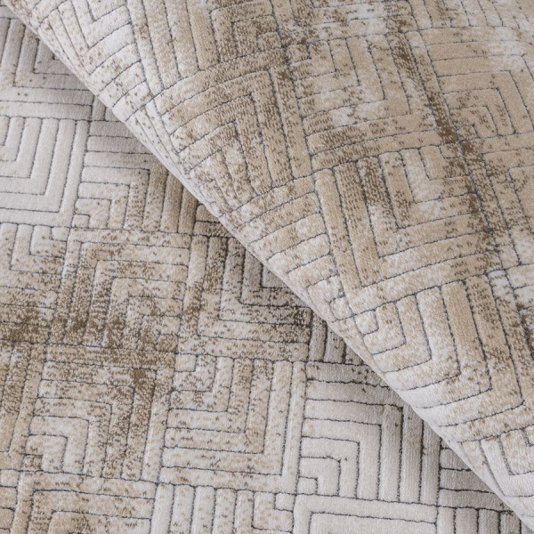 Турецкий прямоугольный ковёр 10658A-BEIGE/CREAM