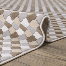 Турецкий прямоугольный ковёр 11018A-BEIGE/BEIGE