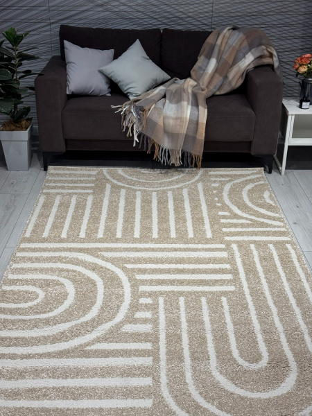 Российский прямоугольный ковёр VR47 CREAM