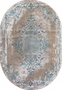 Турецкий овальный ковёр Q5521 031 BLUE