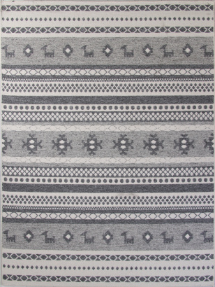 Турецкий прямоугольный ковёр WL053A GREY