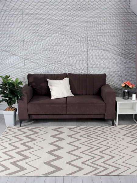 Турецкий прямоугольный ковёр WL062A VIZON / CREAM