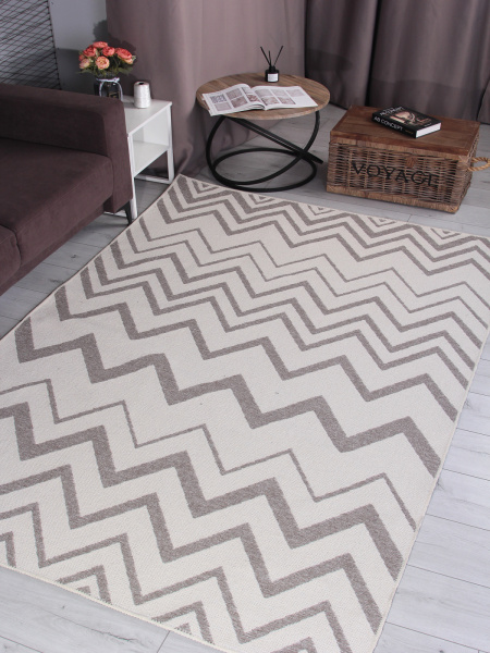 Турецкий прямоугольный ковёр WL062A VIZON / CREAM