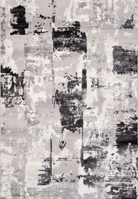Турецкий прямоугольный ковёр 05934A L.GREY / GREY