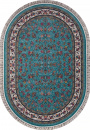 Иранский овальный ковёр 7513 BLUE