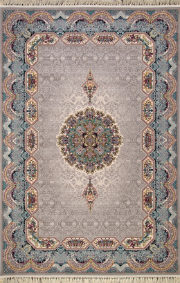 Иранский прямоугольный ковёр 7592 Gray