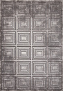 Турецкий прямоугольный ковёр 00501A L.GREY / CREAM