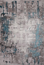 Турецкий прямоугольный ковёр 0101TA GREY / L.BLUE