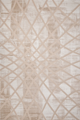Турецкий прямоугольный ковёр 0102MB L.BEIGE / CREAM