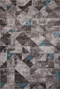 Турецкий прямоугольный ковёр 01459A C.POLY GREY / L.BLUE