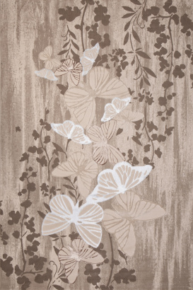 Турецкий прямоугольный ковёр 0156LA POLY IVORY / POLY IVORY