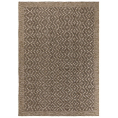 Турецкий прямоугольный ковёр  09839A JUTE