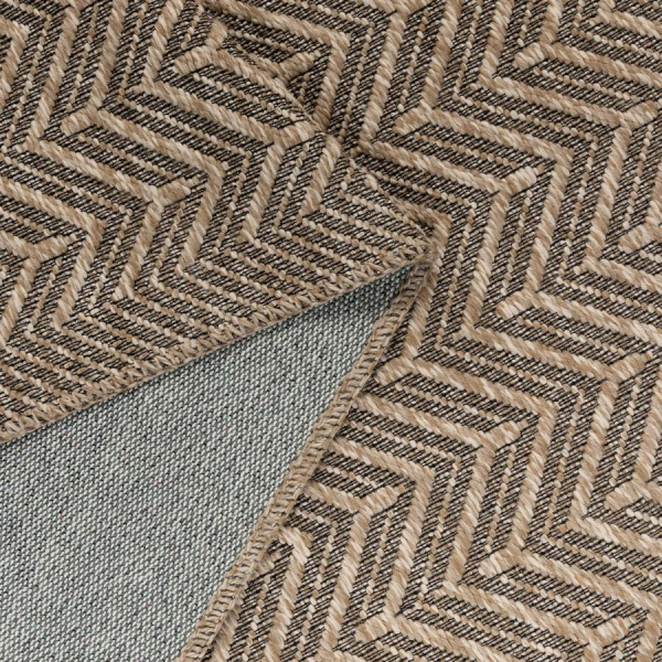 Турецкий прямоугольный ковёр  09899A JUTE 