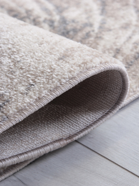 Российский овальный ковёр D754 BEIGE 2