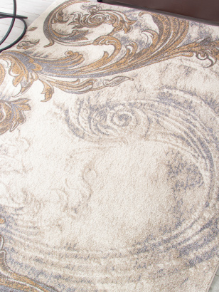 Российский прямоугольный ковёр D754 BEIGE 2