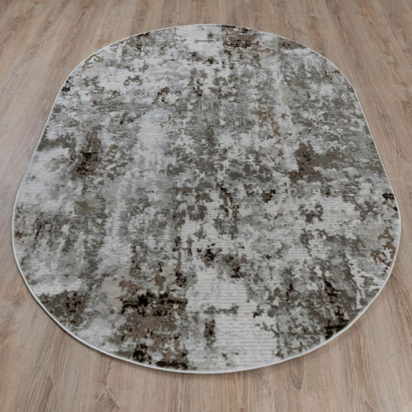 Турецкий овальный ковёр  5466A GREY/D.TAUPE 