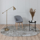 Турецкий овальный ковёр  5466A GREY/D.TAUPE 