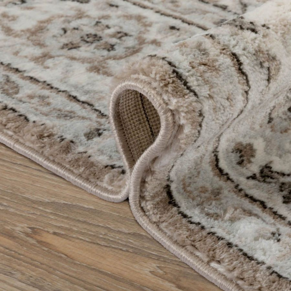 Турецкий прямоугольный ковёр  5486A CREAM/D.TAUPE