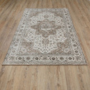 Турецкий прямоугольный ковёр  5486A CREAM/D.TAUPE