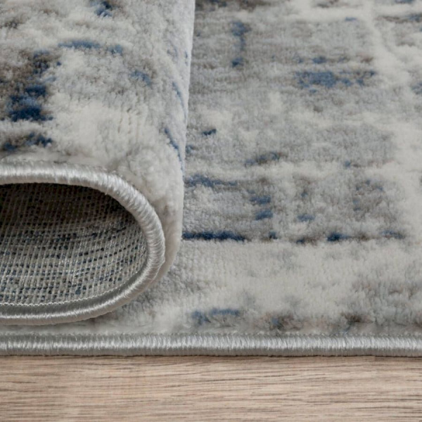 Турецкий прямоугольный ковёр  5520A L.GREY/CREAM BLUE 