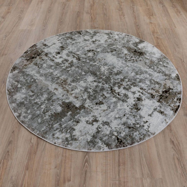Турецкий круглый ковёр  5466A GREY/D.TAUPE 