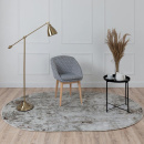 Турецкий овальный ковёр  5466A GREY/D.TAUPE 