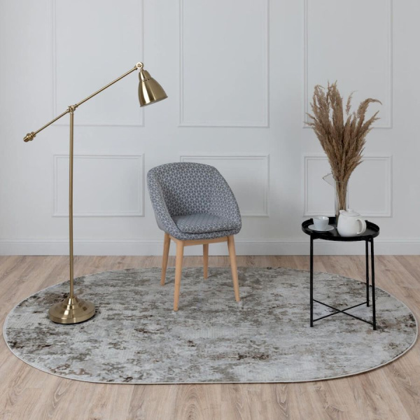 Турецкий овальный ковёр  5466A GREY/D.TAUPE 