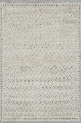 Турецкий прямоугольный ковёр 5671B L.GRAY / WHITE