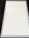 Турецкий прямоугольный ковёр 5682A WHITE / L.GRAY