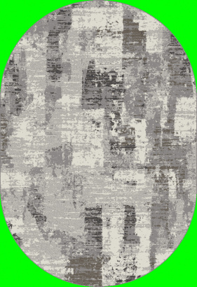 Российский овальный ковёр F376 GRAY