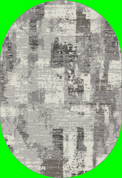 Турецкий овальный ковёр F376 GRAY