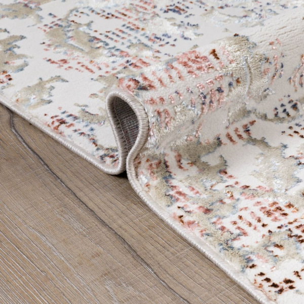Турецкий прямоугольный ковёр  A3592A IVORY/PINK