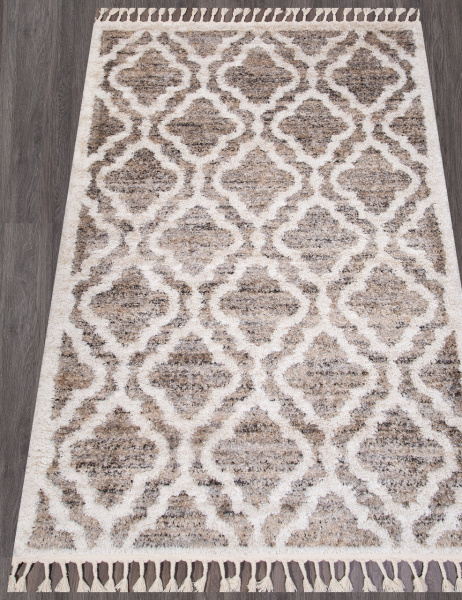Турецкий прямоугольный ковёр 37341 070 BEIGE