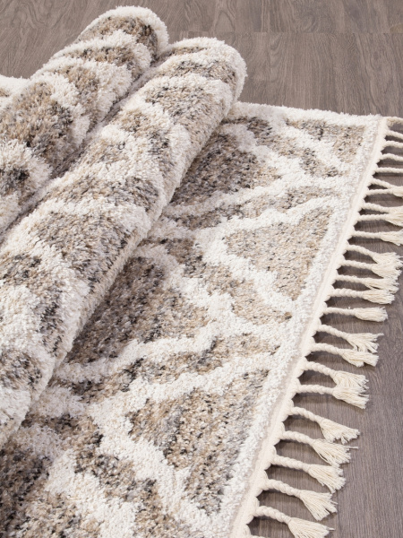 Турецкий прямоугольный ковёр 37341 070 BEIGE