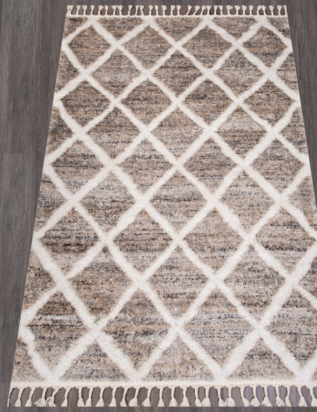 Турецкий прямоугольный ковёр 80316 070 BEIGE
