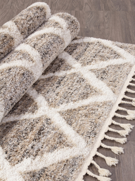 Турецкий прямоугольный ковёр 80316 070 BEIGE