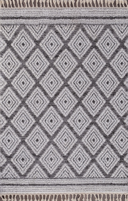 Турецкий прямоугольный ковёр O0471 695 CREAM / GREY