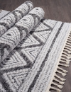 Турецкий прямоугольный ковёр O0471 695 CREAM / GREY